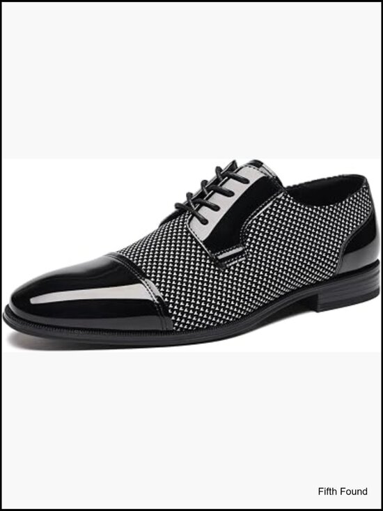 Men\'s Dress Oxfords Lace Up Formal Business Shoes Classic main image 4